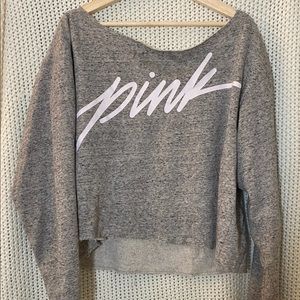 Off the shoulder Pink sweater